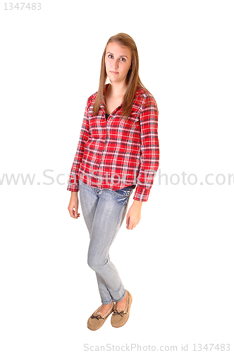 Image of Girl in jeans.