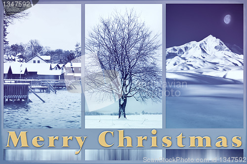 Image of blue christmas