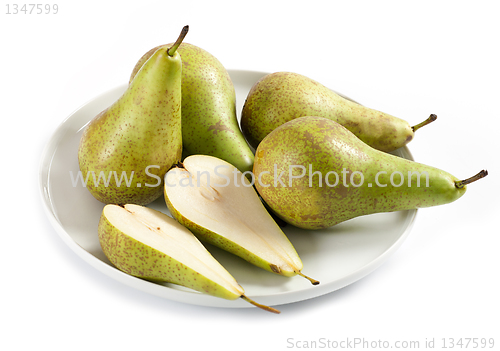 Image of fresh green pears