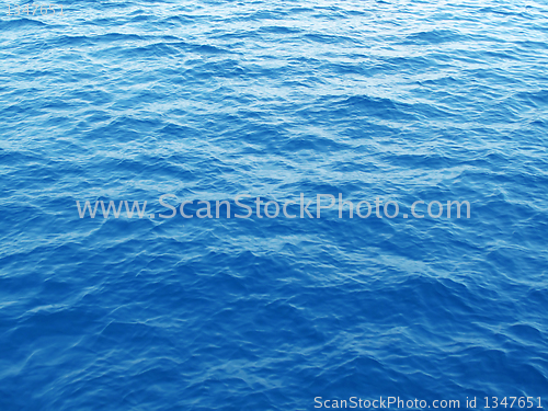 Image of blue sea water