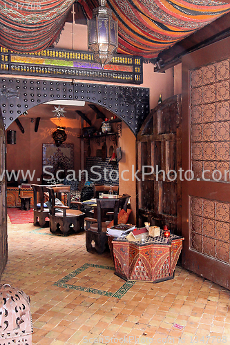 Image of Moroccan cafe