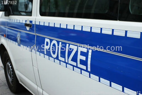 Image of German police car