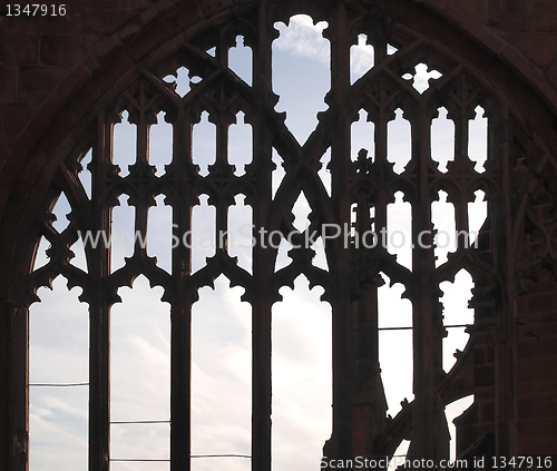 Image of Ancient gothic window