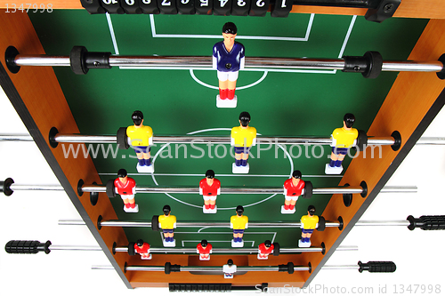 Image of table soccer game