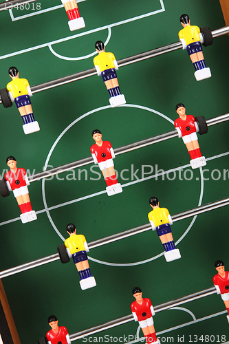Image of table soccer game