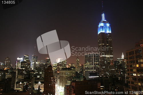 Image of New York by night