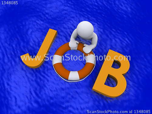 Image of Looking for job in the sea of unemployment