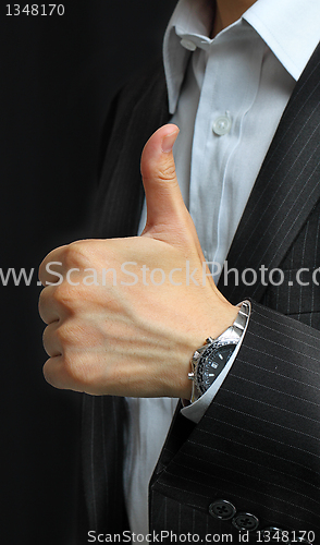 Image of hands make thumbs up