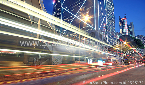Image of traffic night
