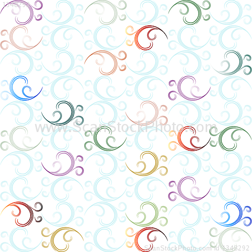 Image of Seamless white christmas pattern