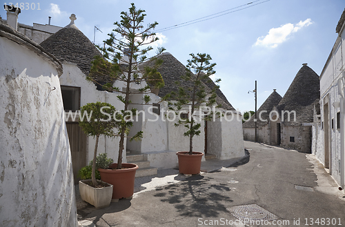 Image of Alley Alberobello, Apulia.