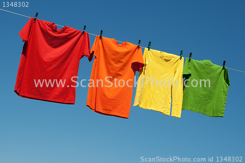 Image of Joyful summer laundry
