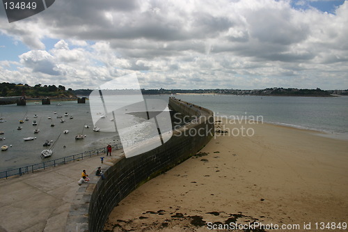 Image of a  dock in saint malo