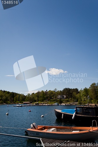Image of Small boats in harbour