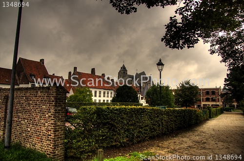 Image of kortrijk town in belgium