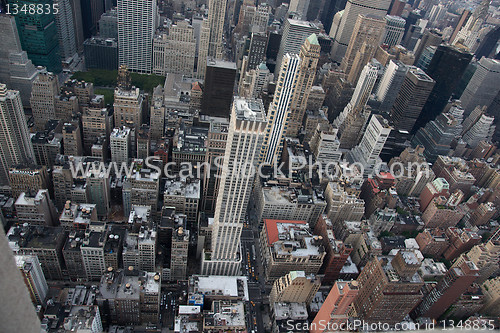 Image of manhattan from empire state building view