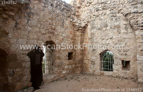 Image of Crusaders castle ruins in Galilee