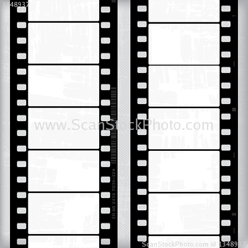 Image of Grunge film strip background