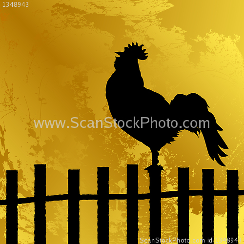 Image of Cock silhouette