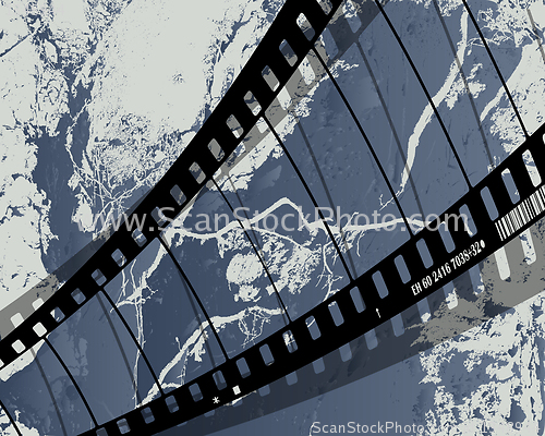 Image of film reel grunge