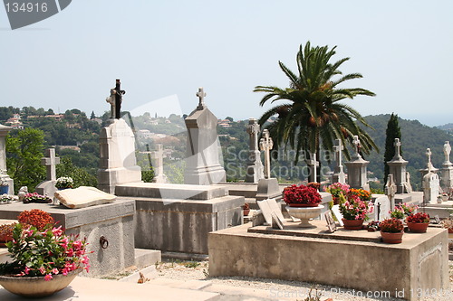 Image of Old cemetery in St-Paul de Vence