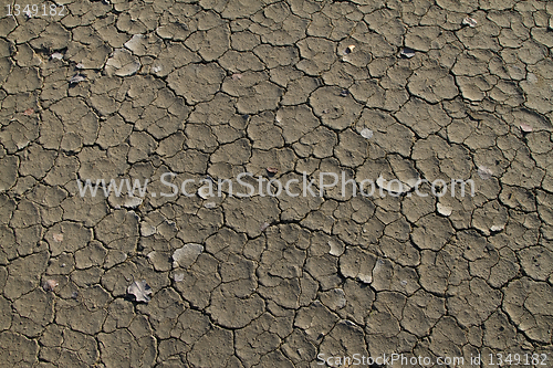 Image of dry soil with crack 