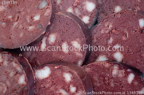 Image of Meat  product. Sausage  as  background