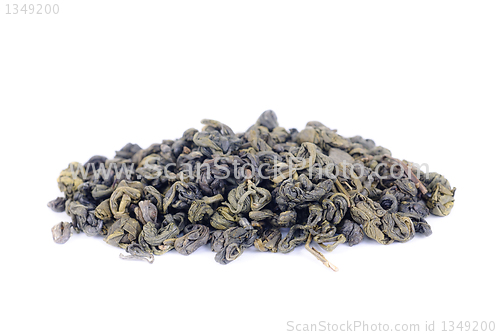 Image of Green Tea Isolated On White 
