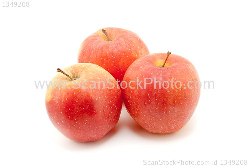 Image of  apple isolated on the white