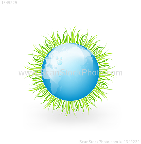 Image of Globe with grass