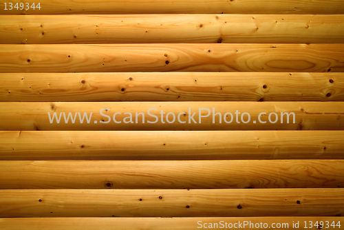 Image of wall of bulgin wooden planks
