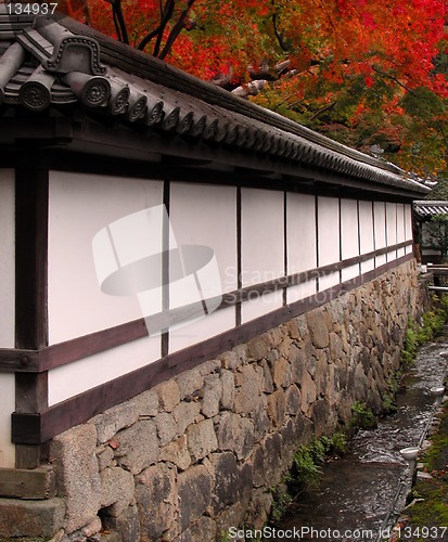 Image of Autumn Japanese temple