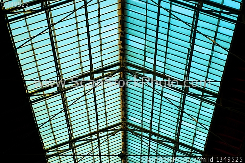 Image of Roof of an old station in Hungary