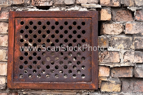 Image of Abandoned industrial wall