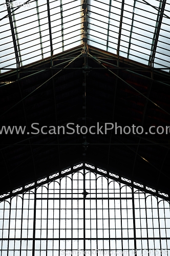 Image of Roof of an old station in Hungary