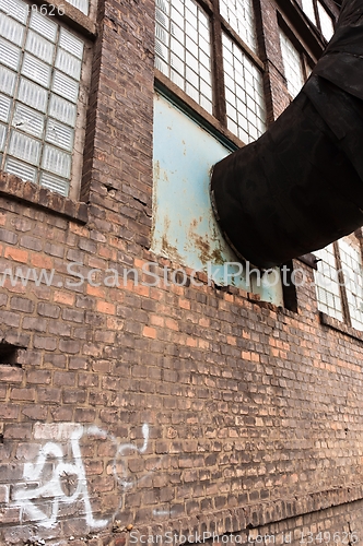 Image of Angle shot of an industrial building
