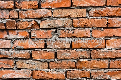 Image of Abandoned brick wall