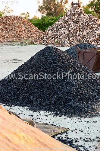 Image of Firewood and coal ready for the winter cold