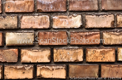 Image of Texture of a brick wall