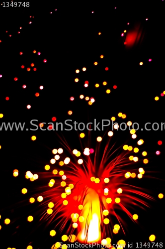 Image of Abstract background of out of focus lights