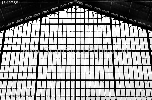 Image of Abstract artistic photo of a train station in Hungary