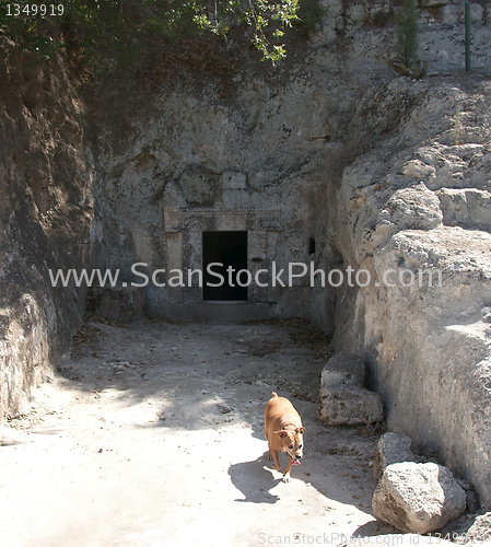 Image of Old jewish caves in Beit Shearim