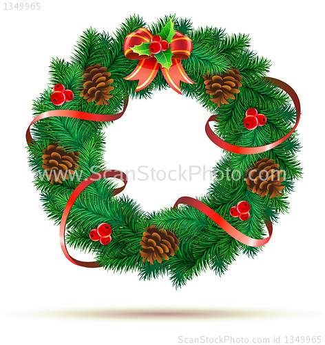 Image of Christmas green wreath