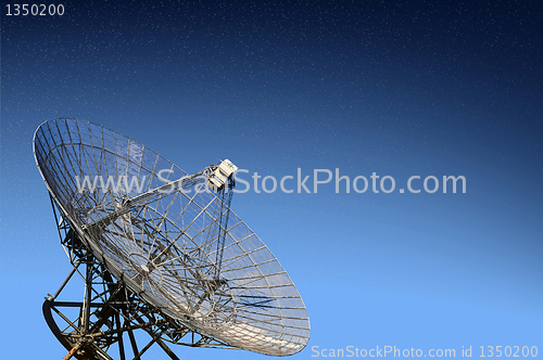 Image of Radio telescope observatory