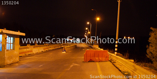 Image of Israeli army check post 