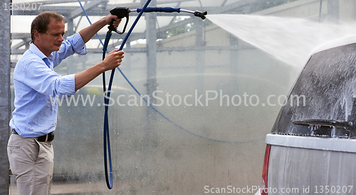 Image of At the car wash