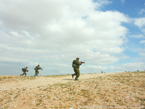 Image of soldiers attack