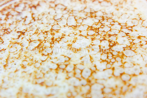 Image of texture of baked pancake