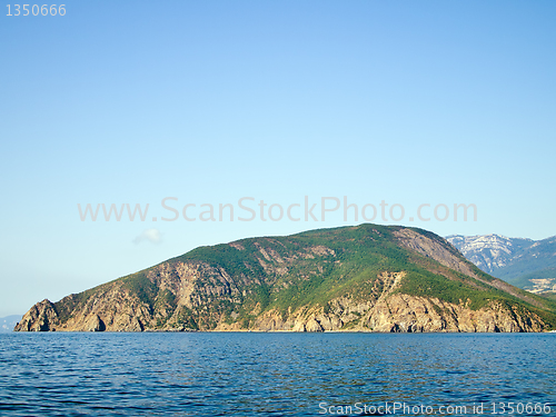 Image of Aju-Dag (Bear-mountain). Black sea. Crimea. Ukraine