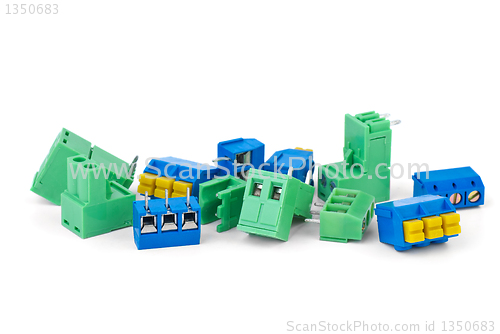 Image of Different electrical connector blocks
